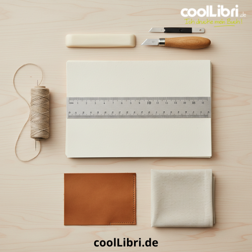 Materialien für das erste Buchbindungsprojekt - coollibri.de
