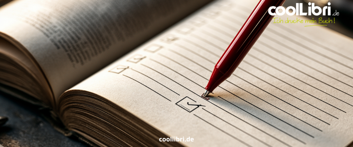 Selfpublishing-Checkliste: 70 Punkte vor der Veröffentlichung deines Buches